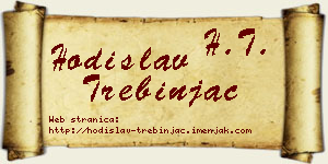 Hodislav Trebinjac vizit kartica